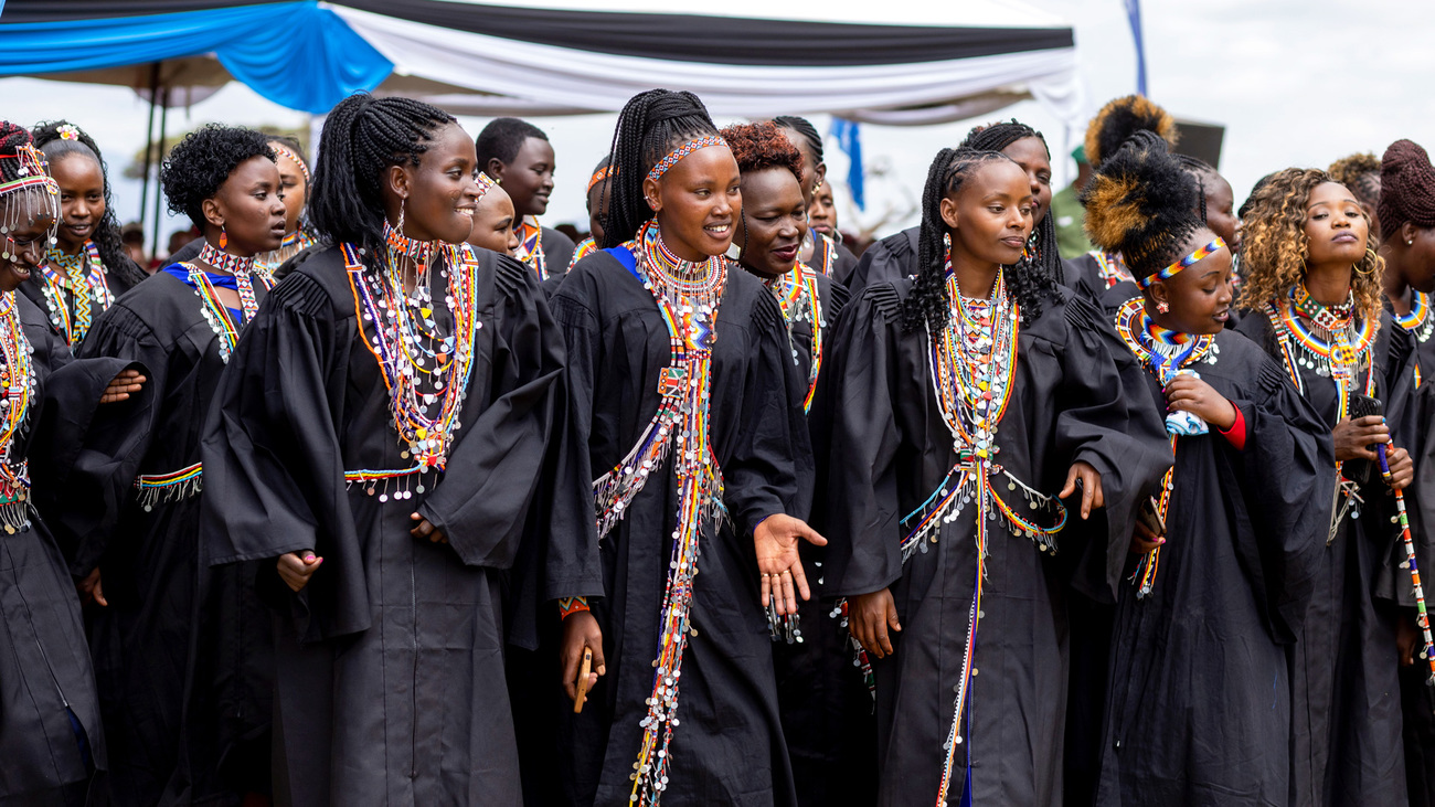 Jenga Mama participants at their graduation ceremony.