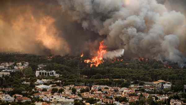 Greece's wildfire emergency puts wildlife and communities at risk