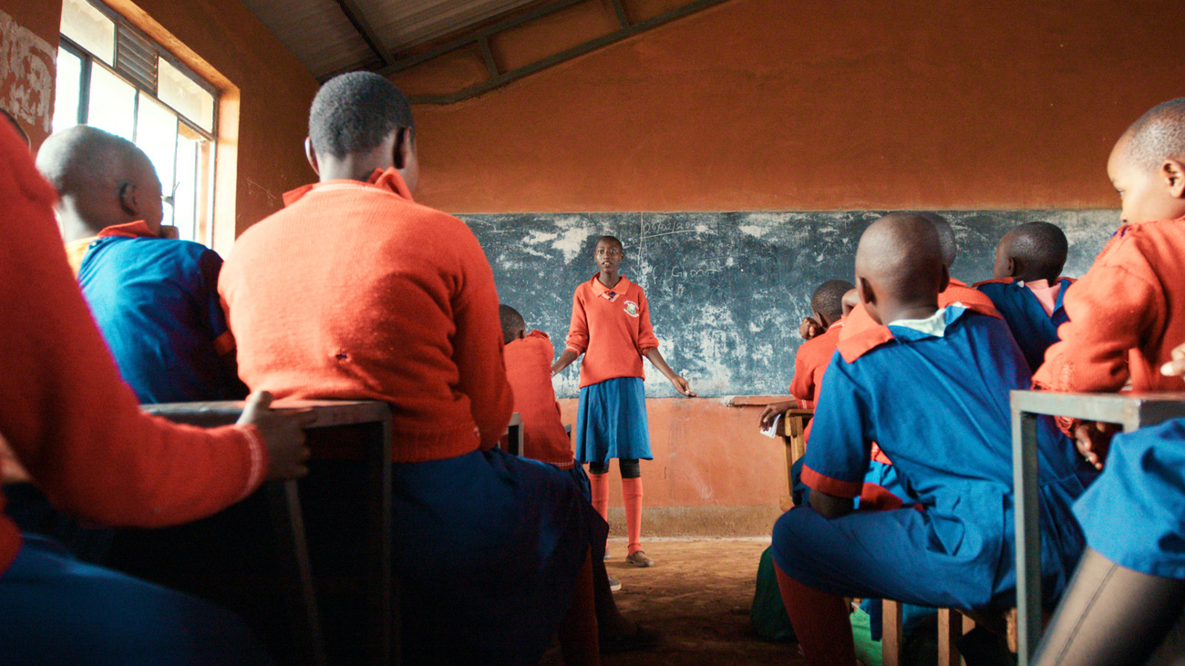 Primary school, Amboseli, Kenya.