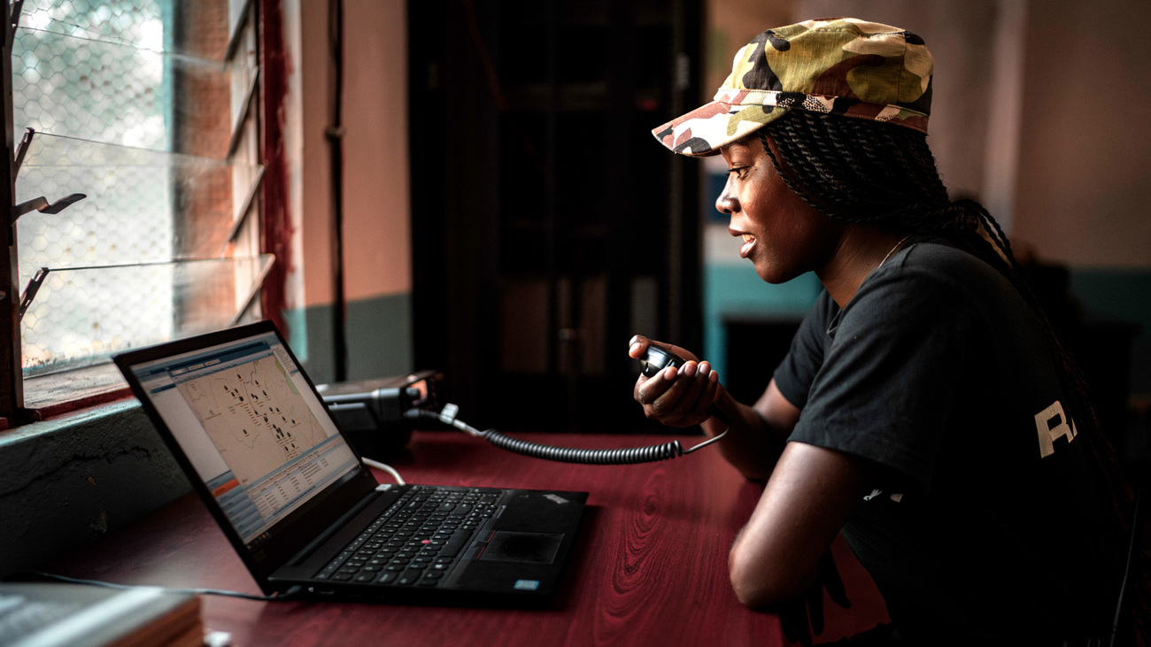 Wildlife ranger at work in Kasungu National Park, Malawi.