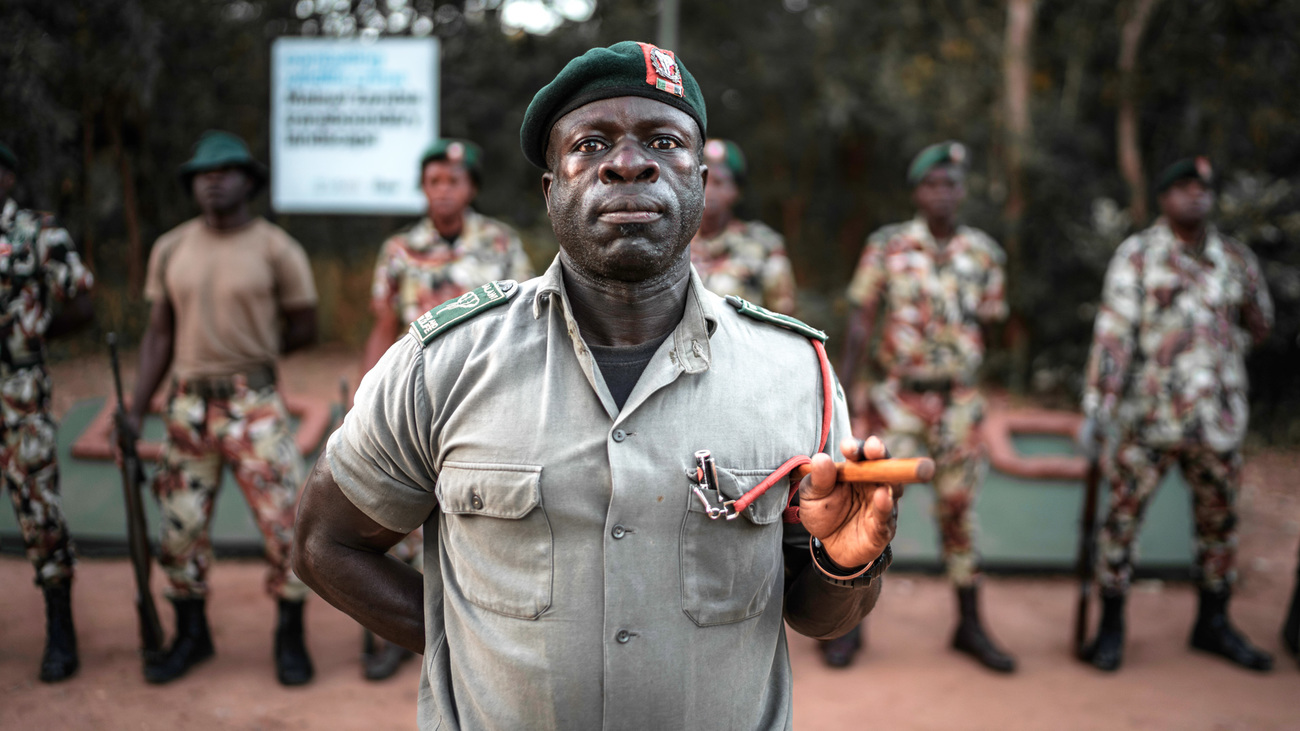 Wildlife rangers at work in Kasungu National Park, Malawi.