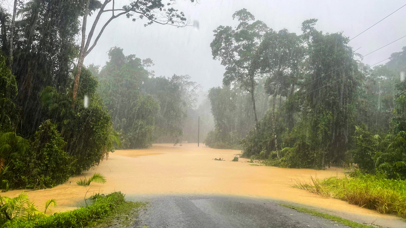 Overstromingen in Far North Queensland, Australië.