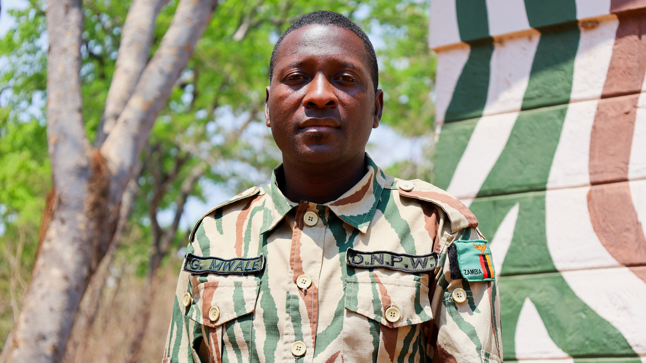 Rangers and IFAW staff at Luambe National Park, Zambia.