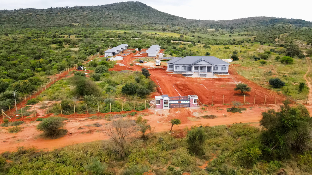 The TTWCA Hub in Tsavo, Kenya, built with support from USAID, serves as a central base for conservation activities and staff accommodation.