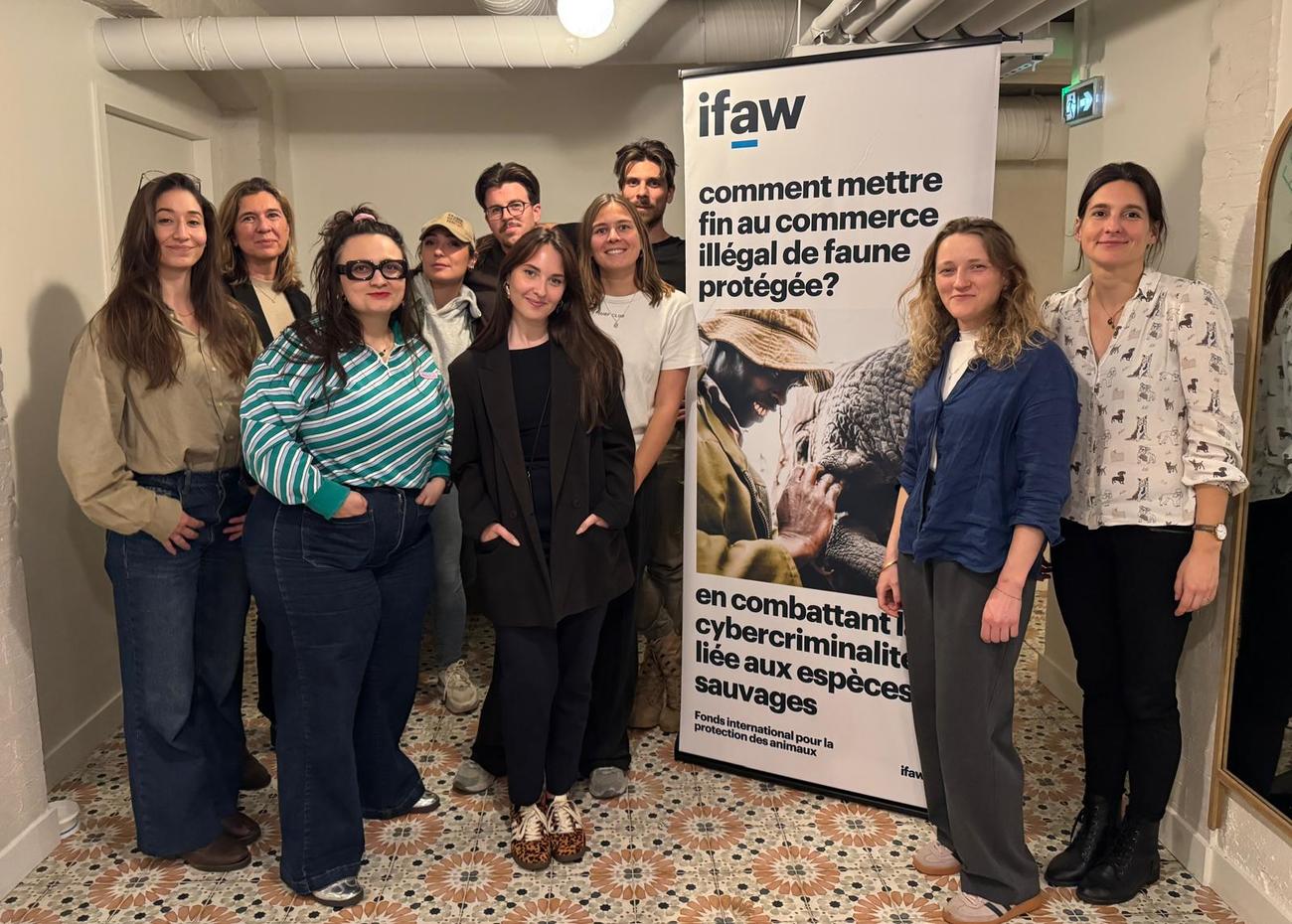 Les participants de l’atelier sur l’influence responsable liée aux animaux sauvages organisé par IFAW.