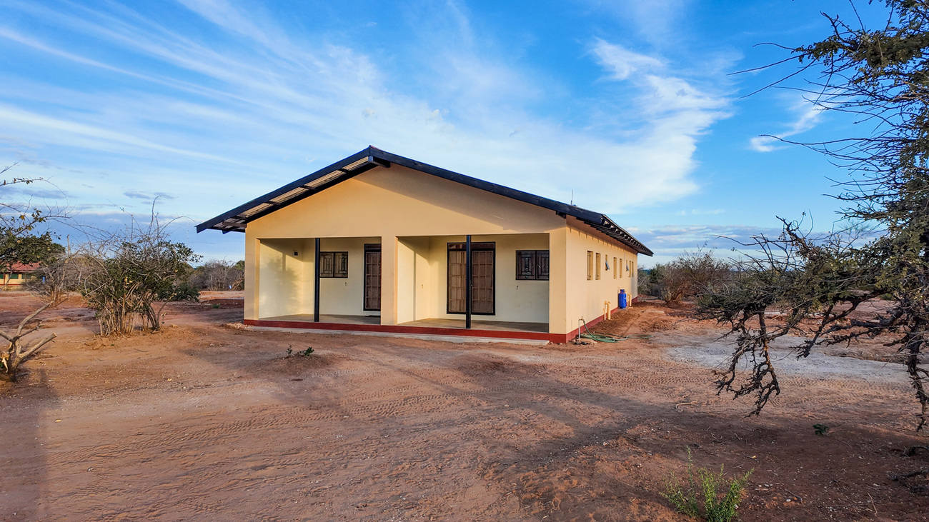 A CLZ accommodation blocks, funded with IFAW support.