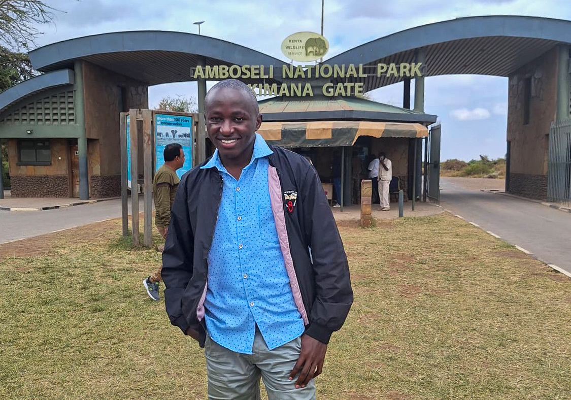 Vincent Solitei, one of the beneficiaries of IFAW’s scholarship programme in Amboseli, Kenya.