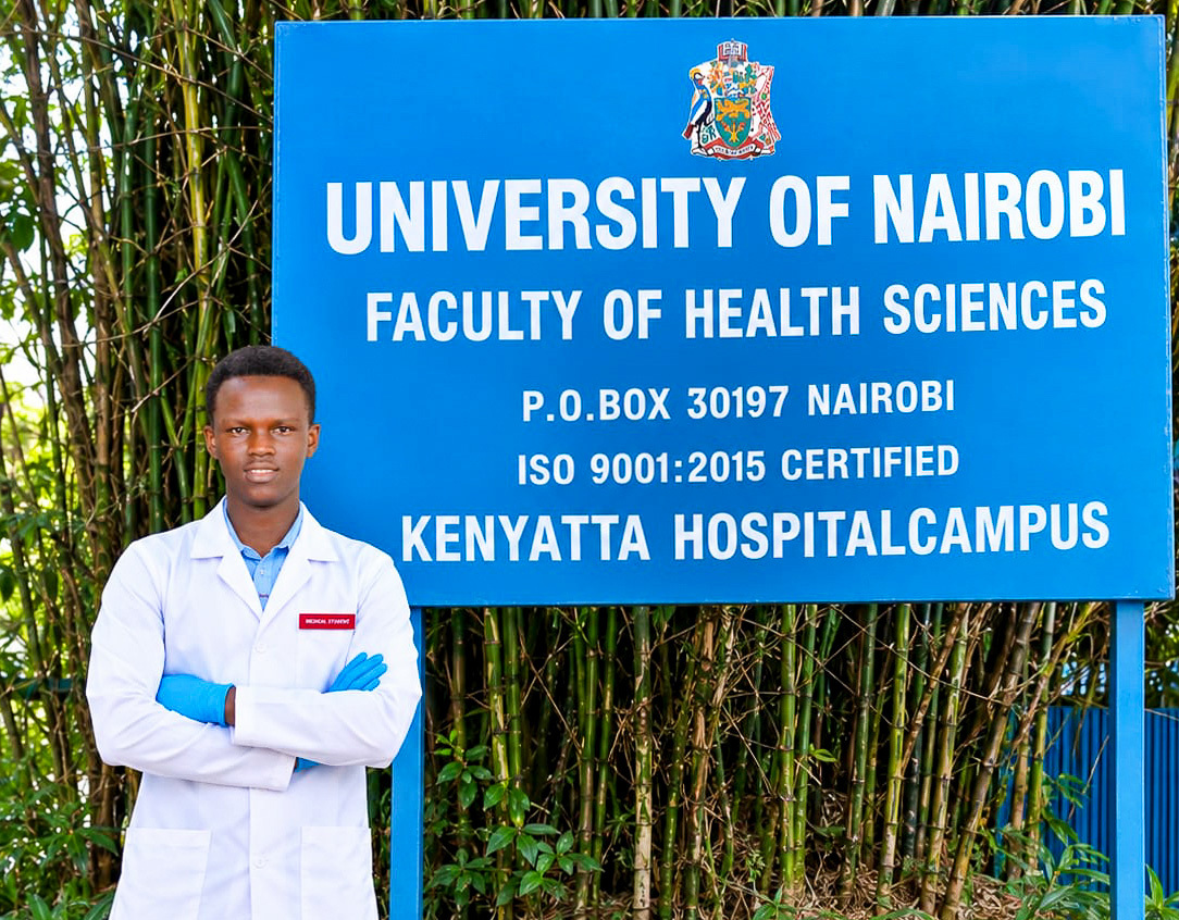 Meshack Tetile, one of the beneficiaries of IFAW’s scholarship programme in Amboseli, Kenya.