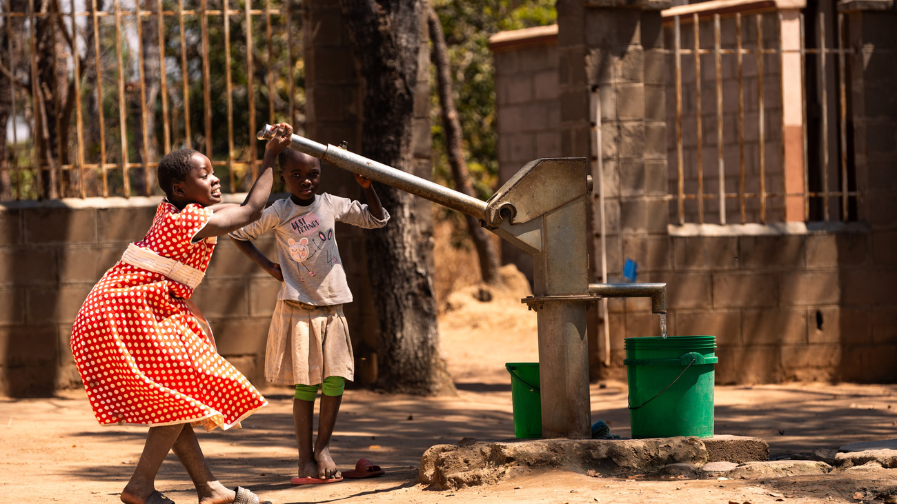 Children playing in Kasungu, Malawi.