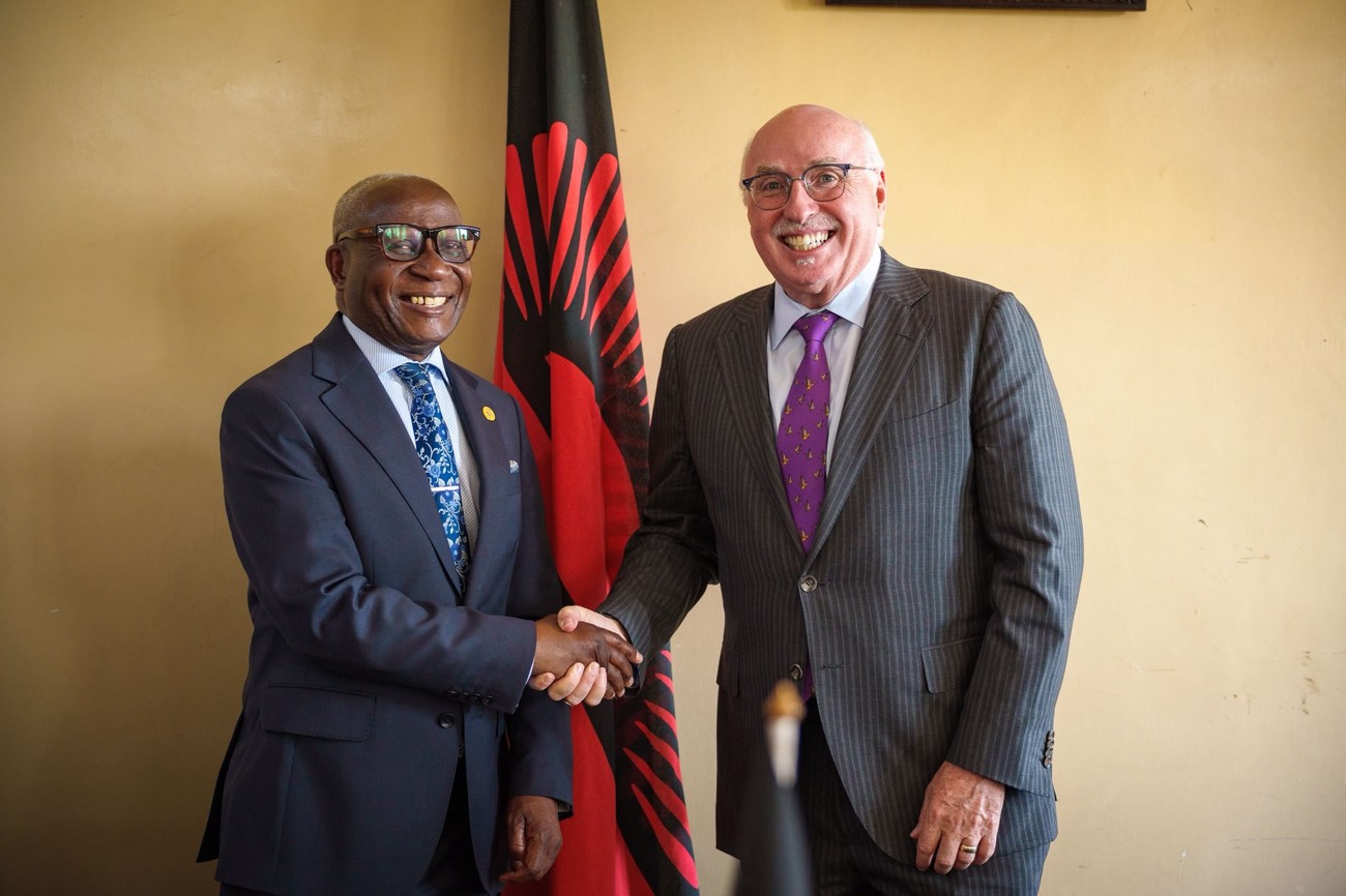 Malawi Hon. Minister of Tourism, Simon Itaye and Azzedine Downes, President and CEO of IFAW